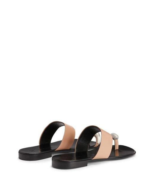 Giuseppe Zanotti White Thong Sandal for men
