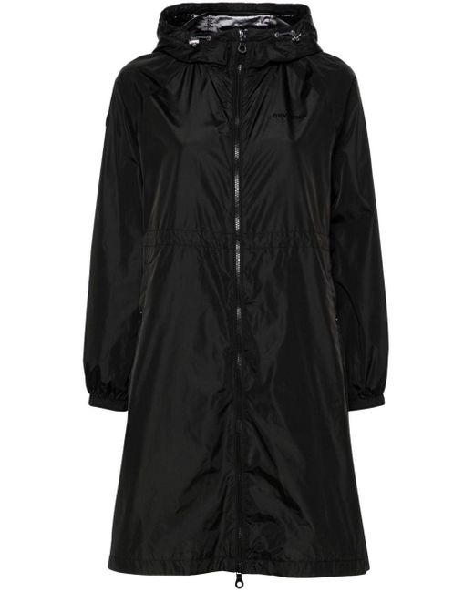 Duvetica Black Risna Hooded Coat