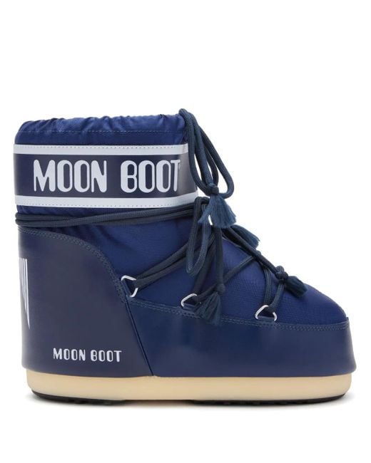 Après-Ski À Bande Logo Icon Moon Boot en coloris Blue