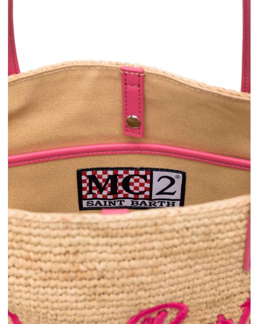 Mc2 Saint Barth City Tote Bag Pink