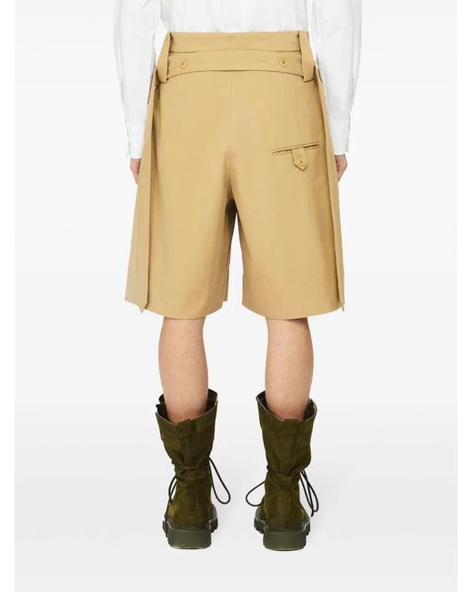 J.W. Anderson Natural Folded Shorts for men