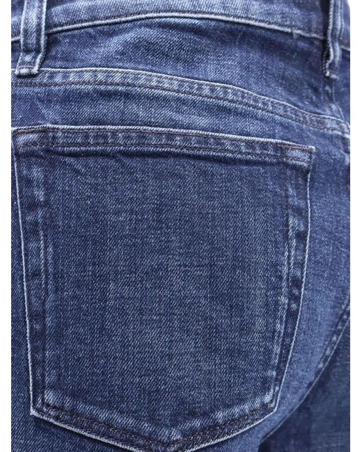 3x1 Blue Logo-Patch Jeans