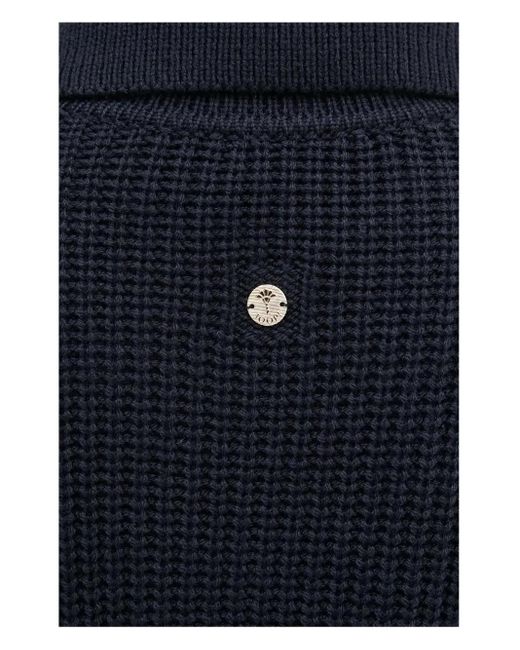 Joop! Black Polo-Neck Ribbed-Knit Sweater