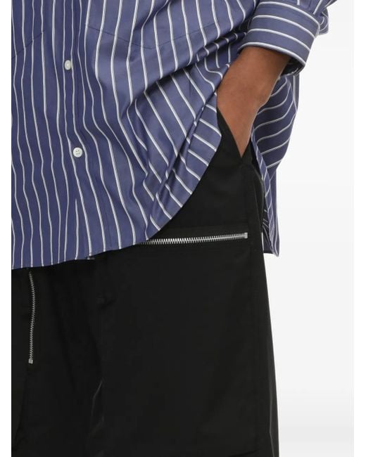 Pantalon Cargo À Poches Zippées Comme des Garçons pour homme en coloris Black