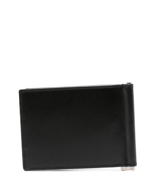 Saint Laurent Black Monogram Logo Wallet for men