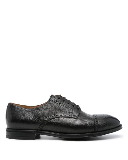 Henderson Derby-Schuhe mit Budapestermuster in Black für Herren