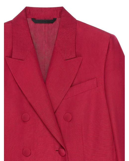 Givenchy Red Double-Breasted Jacket