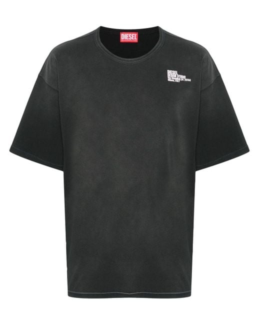 Camiseta T-Boxt-N7 DIESEL de hombre de color Black
