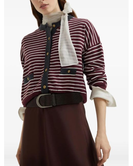 Brunello Cucinelli Red Cardigan