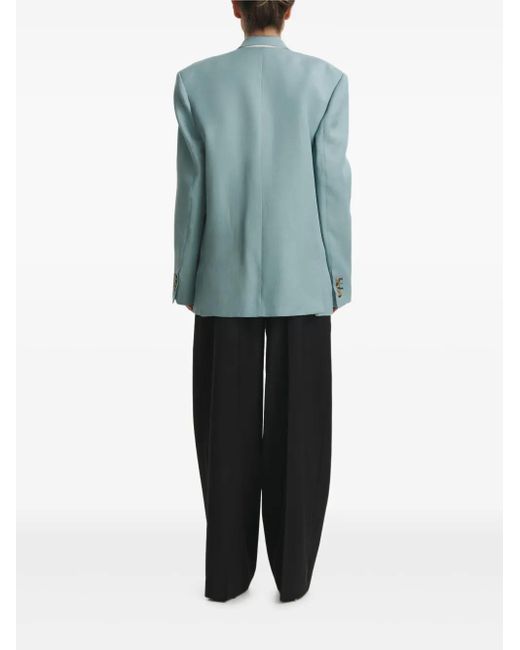 CuAnna Blue Betty Double-Breasted Blazer