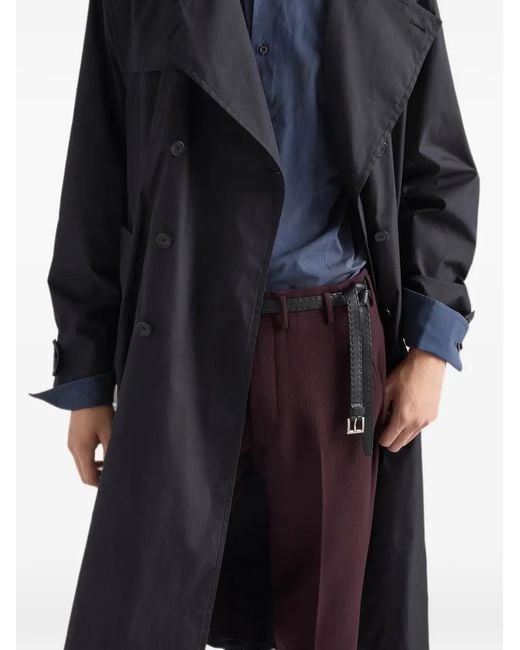 Prada Purple Pantalon En Laine for men