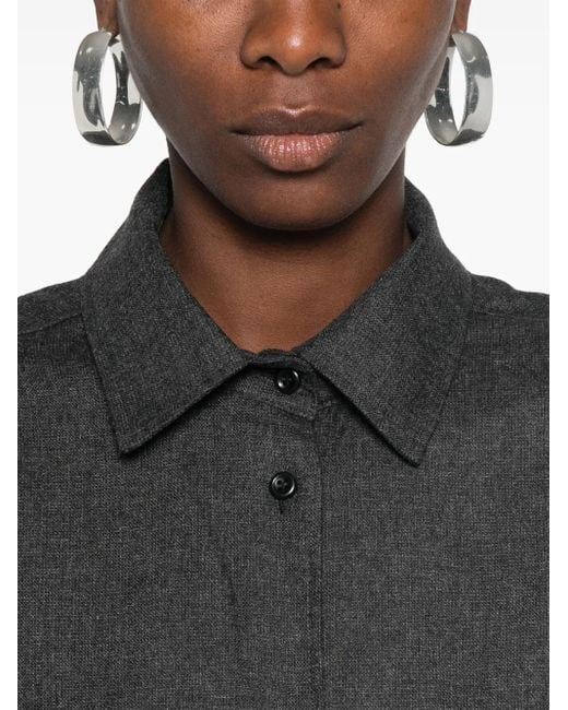 ANDAMANE Black Georgiana Shirt