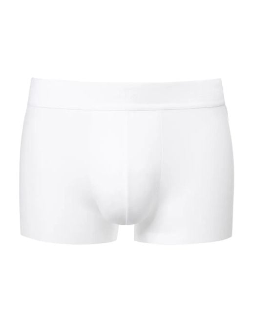 Calida White Logo-Waistband Boxers for men