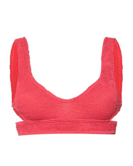 Haut De Bikini À Fronces Bondeye en coloris Pink