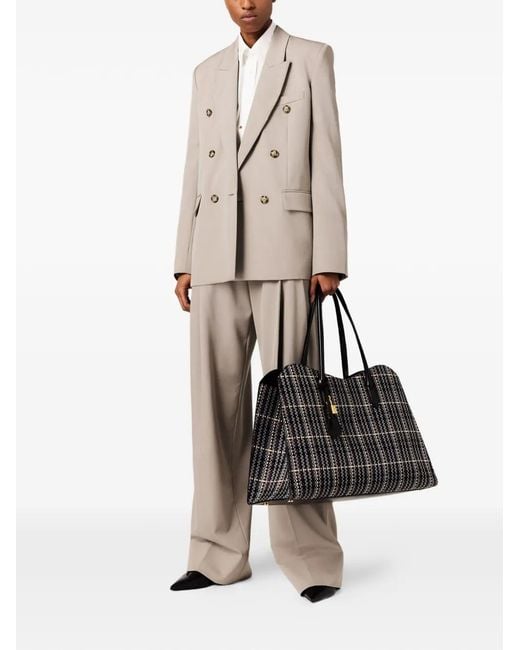 Stella McCartney Natural Double-Breasted Wool Jacket