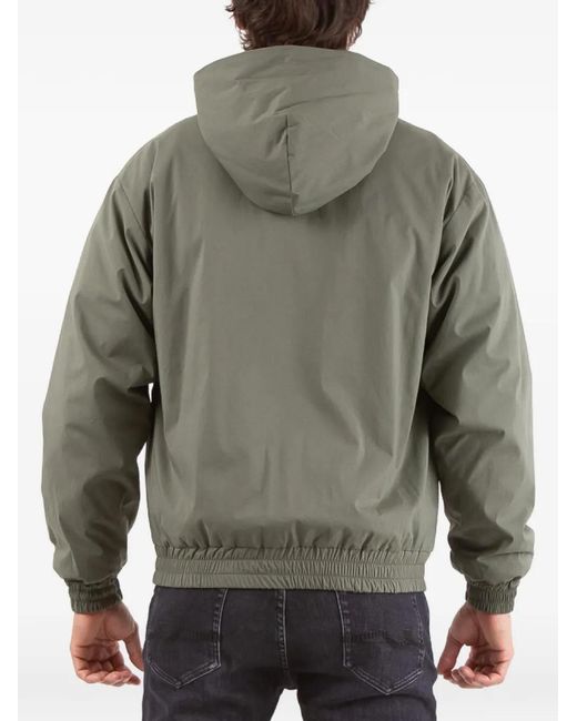 Aspesi Green Sharpie Hooded Jacket for men