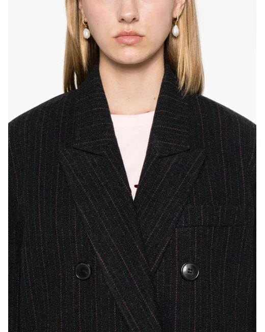 Isabel Marant Black Lexana Coat