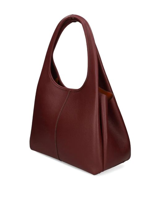 COACH Purple Medium Lana Top-Handle Leather Shoulder Bag