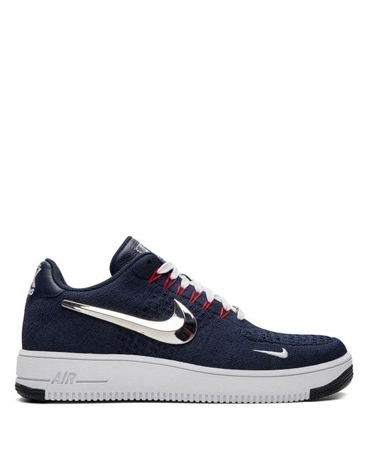 Nike Blue Af1 Ultra Flyknit Low Ne Qs Sneakers