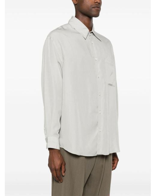 Chemise à poches poitrine Lemaire en coloris White