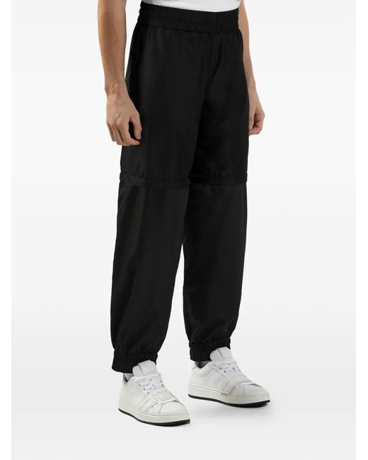 Gcds Black Panelled Track Pants for men