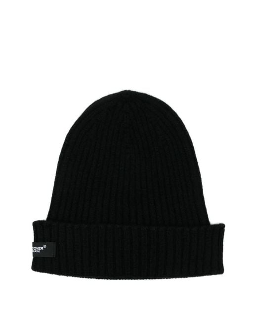 Undercover Gerippte Beanie in Black für Herren