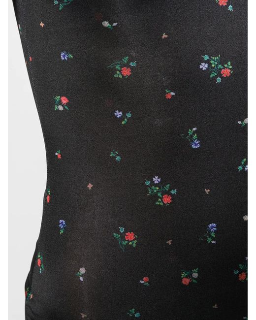 Vetements Black Roll-Neck Bodycon Dress
