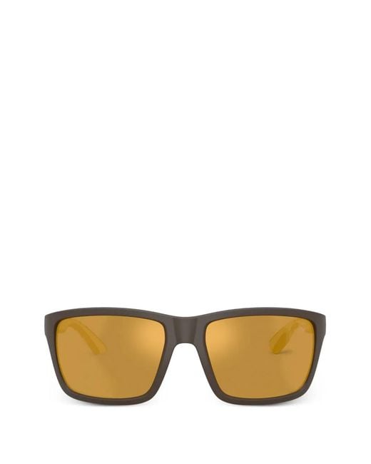 Burberry Brown Rectangular-Frame Sunglasses