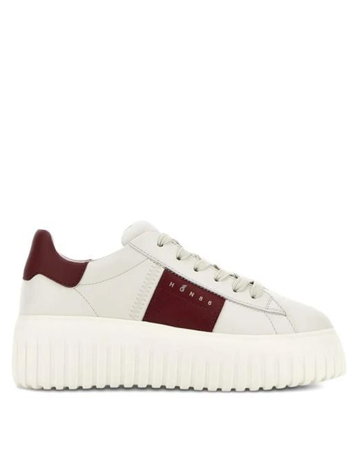 Baskets H-Stripes En Daim Hogan en coloris Pink