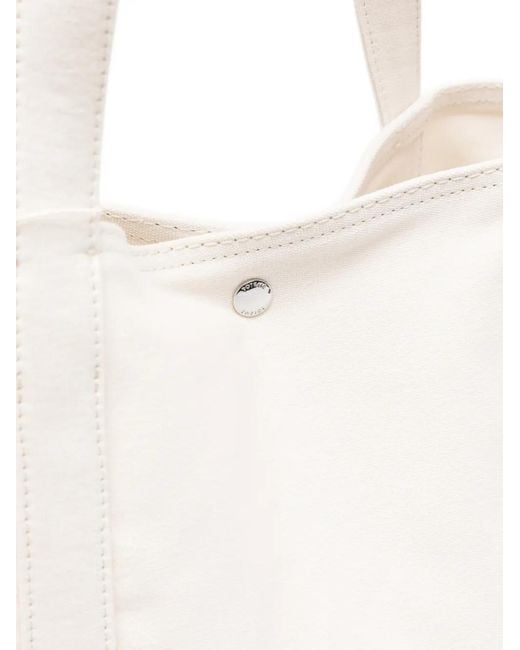 Totême White Organic-Cotton Beach Tote Bag