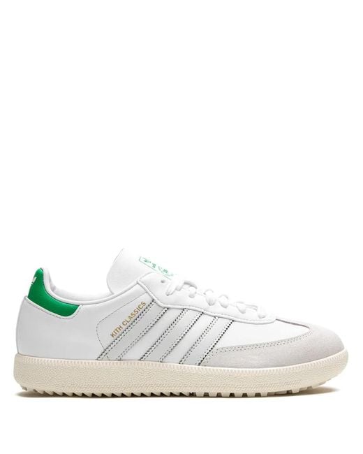 Adidas White X Kith Samba Golf Kith Classics" Sneakers
