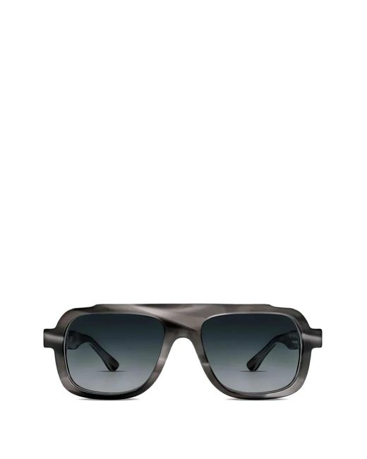 Thierry Lasry Black Positivy Square-Frame Sunglasses
