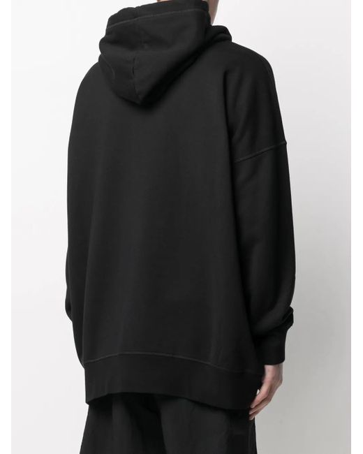 DSquared² Black Logo-Print Hoodie for men