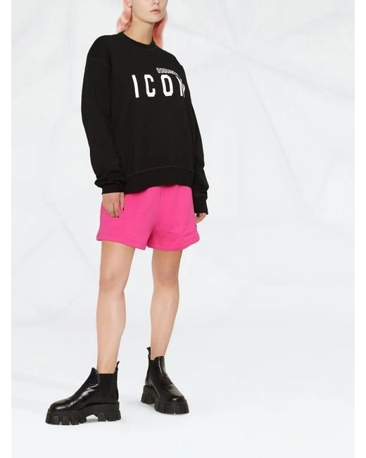 Sudadera Con Estampado Icon DSquared² de color Black