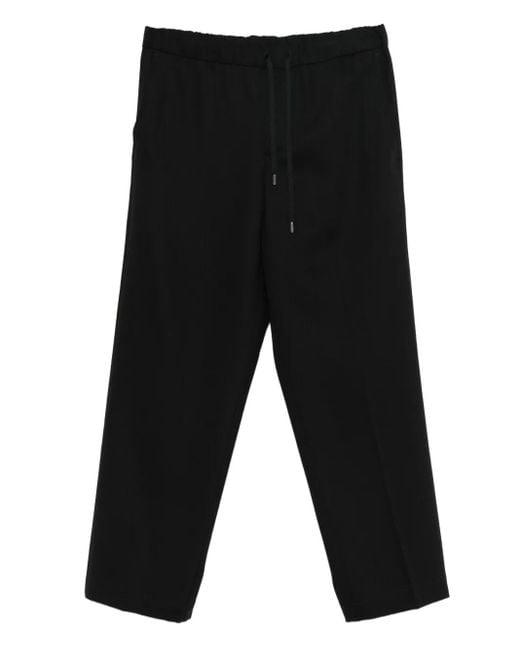 Costumein Black Drawstring Trousers for men