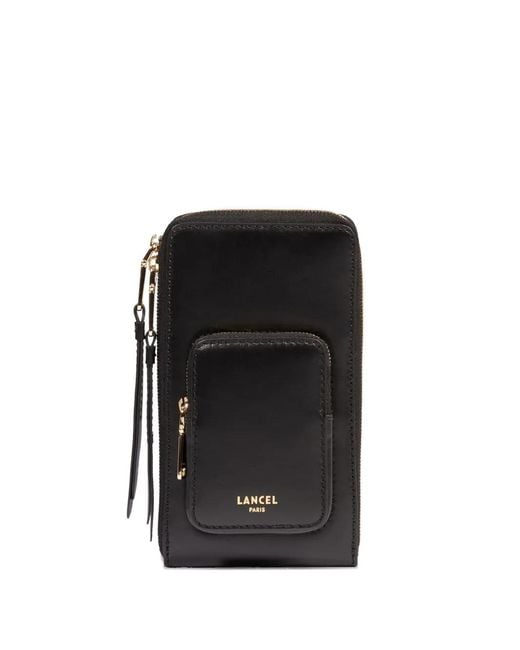 Lancel Black Origami Mini Bag