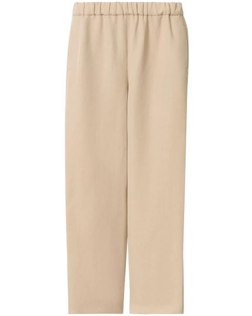 Fabiana Filippi Natural Straight-Leg Trousers