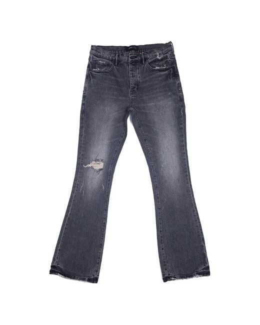 Purple Brand Blue Flared Jeans for men