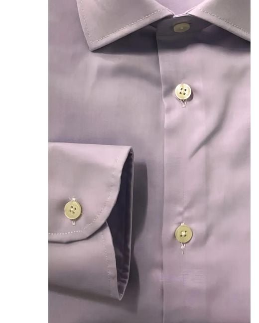 Baldinini Button-Up Overhemd in het Purple voor heren