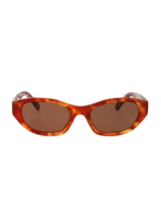 Gafas de sol con efecto de carey Miu Miu de color Brown