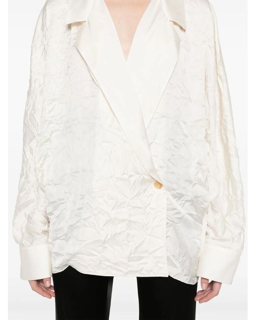Khaite White Garth Top