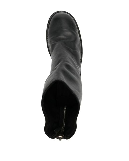 Guidi Stiefel mit Reißverschluss in Black für Herren