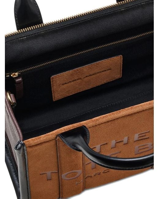 Marc Jacobs The Suede Small Tote バッグ Brown