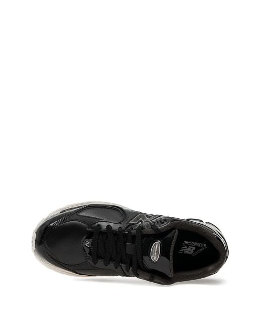 New Balance Black 2002R Leather Sneakers