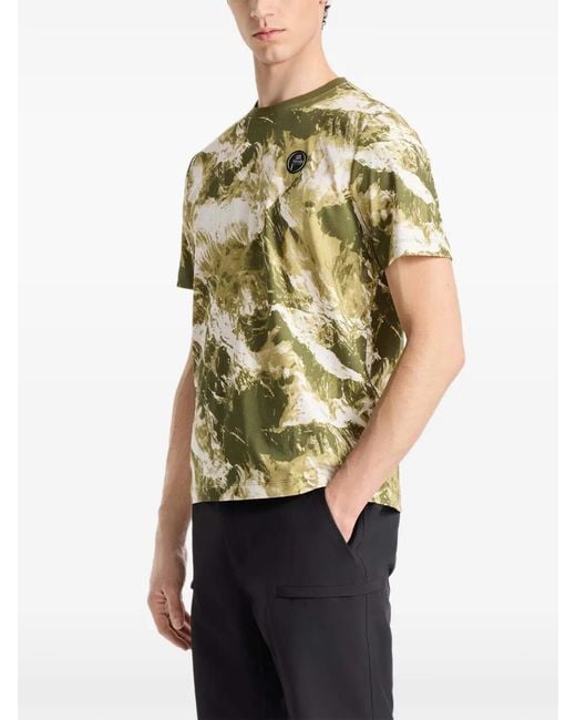Fusalp Green Tylo Patterned T-Shirt for men