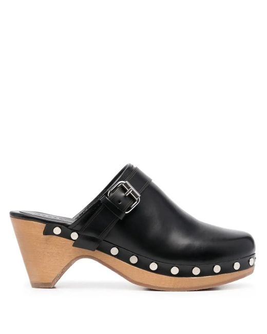 Isabel Marant Black Titya Clogs