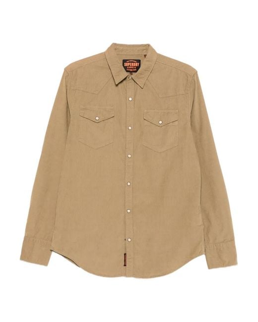 Superdry Natural Long Sleeve Shirt for men
