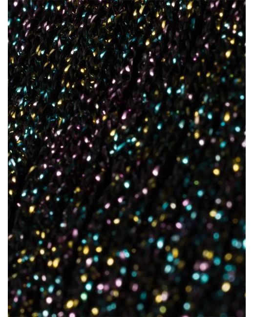 Miu Miu Black Lamé Viscose Socks