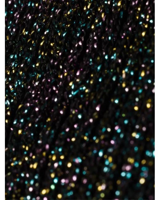 Chaussettes En Maille À Design Côtelé Miu Miu en coloris Black
