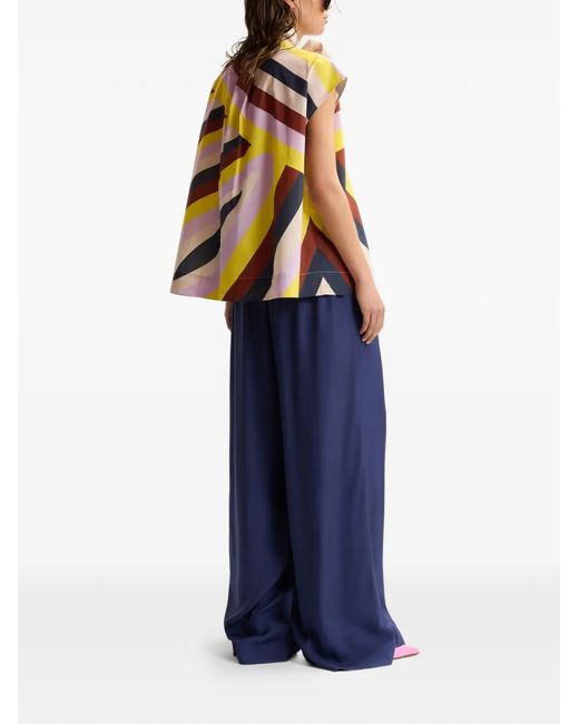 Essentiel Antwerp Blue Drawstring-Waist Trousers